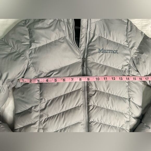 Marmot Montreal Women's 700 Down Puffer Coat - Glacier Grey | Size M - Picture 6 of 13